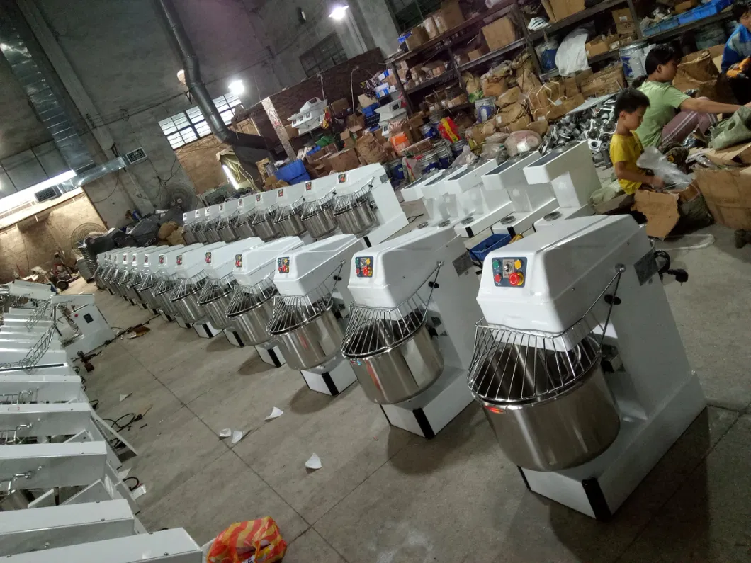 Industrial Commercial Machine Cake Bread Kneader Machine Planetary Spiral Dough Mixer High Double Speed for Dough Mixing