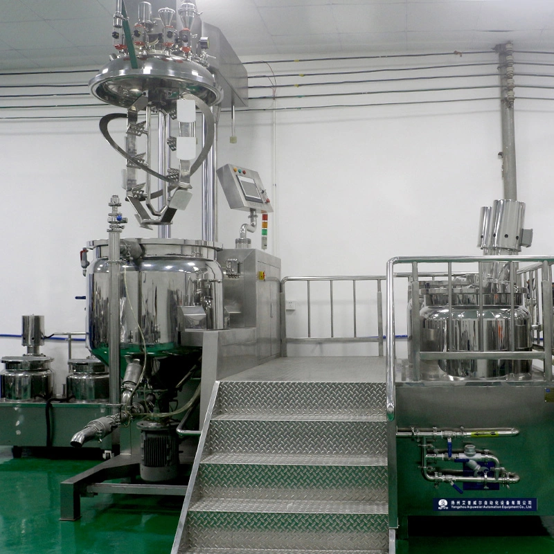 300L Vacuum Emulsifying Homogenizer Mixer Vacuum Emulsify Mixer for Onitment and Cream