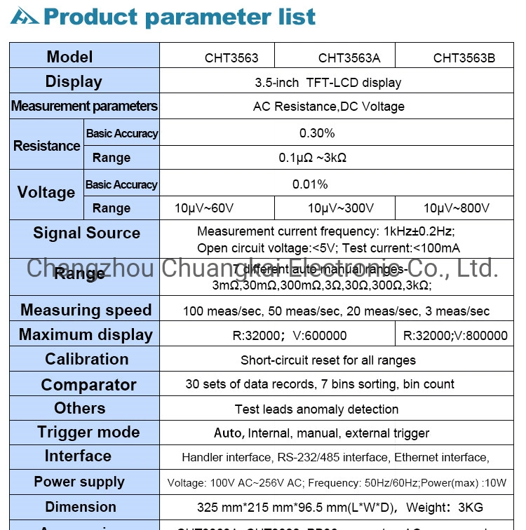 Cht3563A-24h Battery Meter Indicator Lithium Ion Battery Equipment